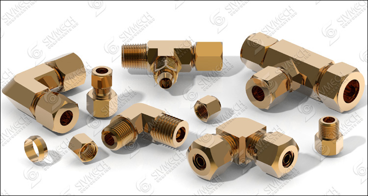 Lead Free Brass Compression Fittings